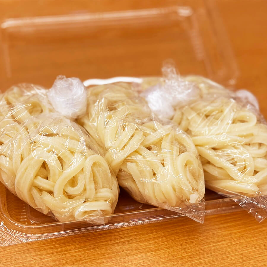 茹でめん (三人前) | 京都うどん処 甘きつね製麺所